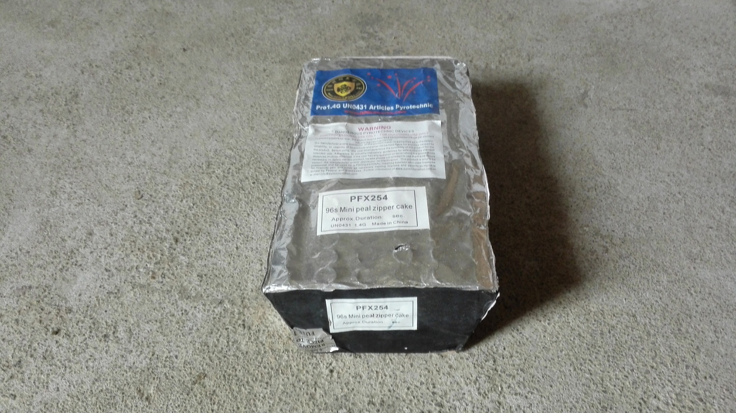 Cake (For Smaller Sites) - 96S Mini Peal Zipper Cake