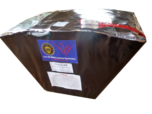 Cake - 25S Red Strobe Finale Box